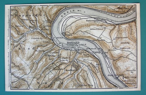 1884 mappa baedeker - mappa,