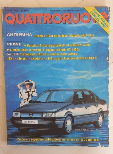 Quattroruote aprile 1988 - 1988,