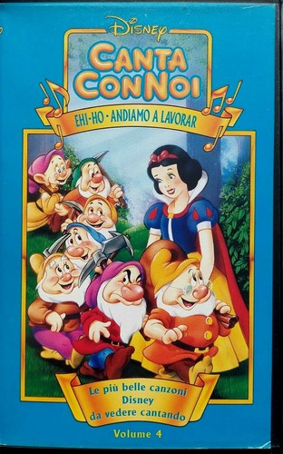 Vhs walt disney canta - walt, con