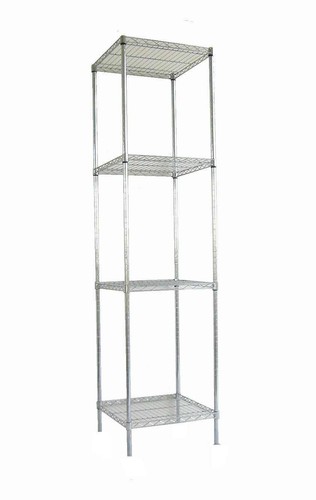 Scaffale metallo cromato - scaffale,