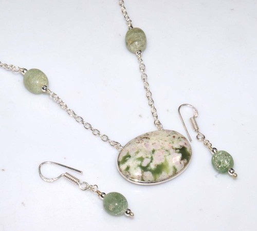 Set orecchini collana - , placcato