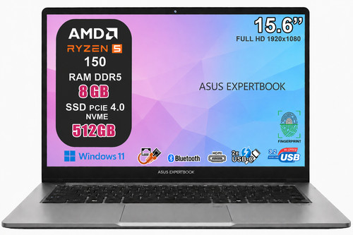 Notebook asus expertbook ryzen - notebook,