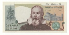 2000 LIRE  GALILEO  SERIE