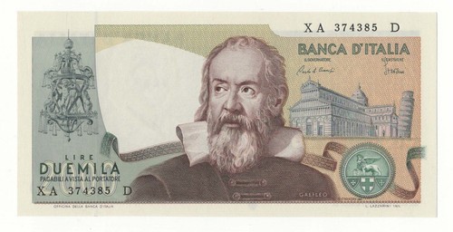 2000 lire galileo - galileo,