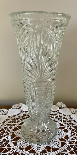 Vaso vetro trasparente - vetro, anni