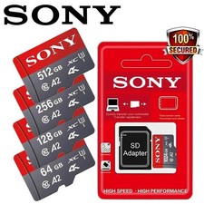 Sony Scheda Micro SD 128GB 256GB 512GB 1TB U3 A2 Classe 10 Alta Velocità Funzionante