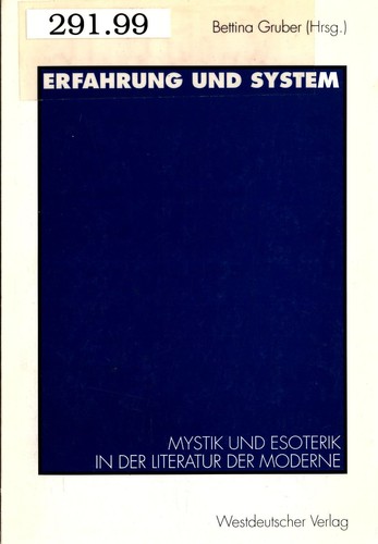 Erfahrung und system - erfahrung, system: