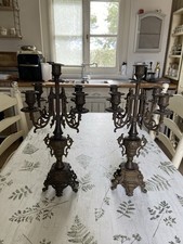 Coppia di candelabri in stile