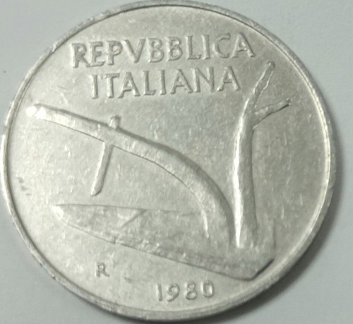 Italia moneta republica del - italia,