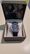 orologio da polso uomo, Nautica, blu e grigio con certificato di autenticità