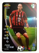 STAM 2004 2005 FOOTBALL CHAMPIONS JAAP MILAN FOIL SERIE A WIZARDS SCUDETTO 093