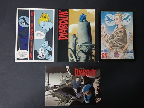 Diabolik cartoline lotto - diabolik, 12
