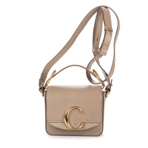 Borsa tracolla chloé mini c - chloé,