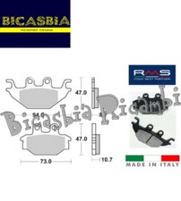 17240 - PASTIGLIE FRENO ANTERIORE CECTEK HERK 500 GLADIATOR EFI L T5