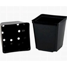 Vaso quadrato plastica - quadrato,