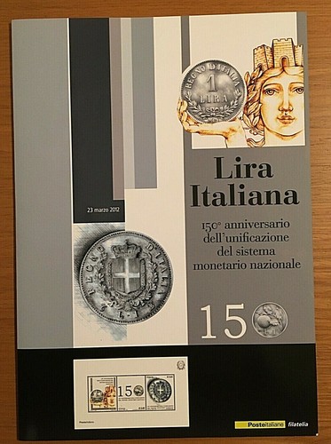 Folder poste italiane lira - folder,