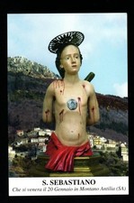 1894 Santino San Sebastiano Martire da Montano Antilia - Salerno