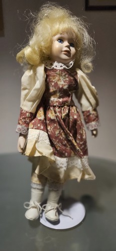 Bambola vintage ceramica - bambola,