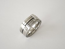 Fossil Anello Acciaio Inox