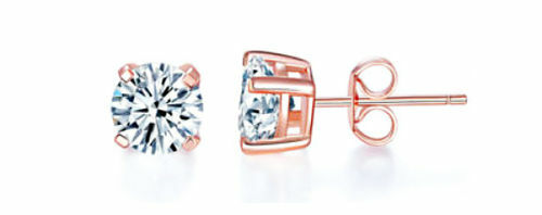 Coppia orecchini argento rose - coppia,