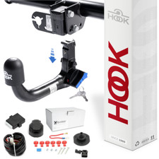 Gancio di traino estraibile per VW Tiguan 5N I 2007-2016 + kit el. 13-poli