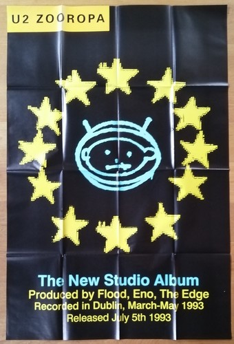 Zooropa affiche originale - u2,