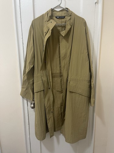 Zara long jacket mens medium - zara,