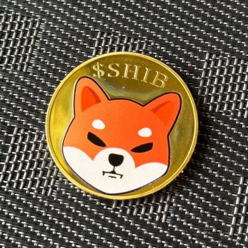 Moneta shiba inu medaglia oro - shiba,