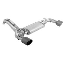 Scarico sportivo duplex Akrapovic per Fiat 500 500C Abarth dal 08 ciascuno 2x terminali di scarico in titanio