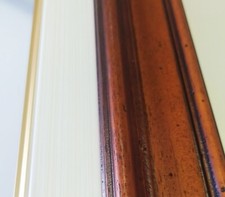 CORNICE IN LEGNO NOCE ARTE