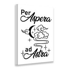 Quadro con frase latina "Per