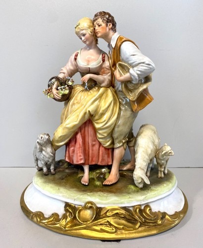 Gruppo scultoreo porcellana - gruppo,