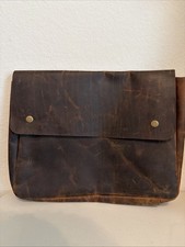 Cartella vintage in pelle