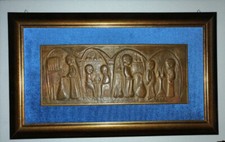 Antico quadro basso rilievo - antico,