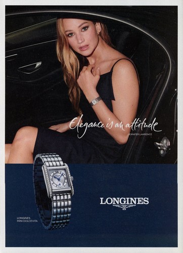 Longines watch magazine promo - watch,