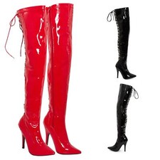 Stivali fetish donna uomo alti
