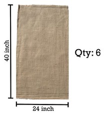 6 - Sacchetti di tela 24x40