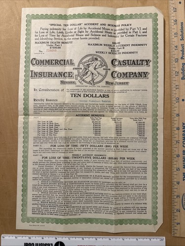 1919 documento polizza - documento,