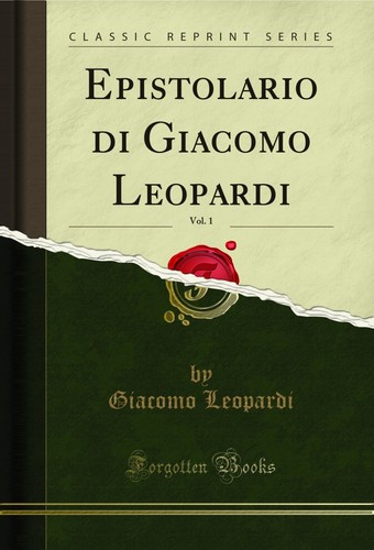 Epistolario giacomo - epistolario, di