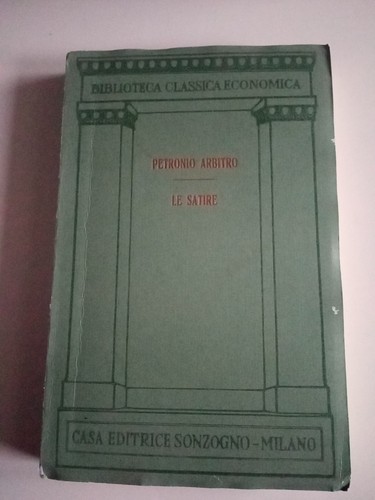 Biblioteca classica sonzogno - biblioteca,