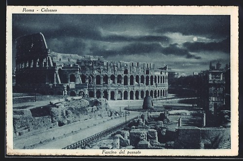 Cartolina chiaro luna roma - di,
