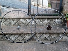 Vintage Coppia Ruote L'Eroica Gipiemme Sprint Ambrosio Montreal 36 Fori Colnago 