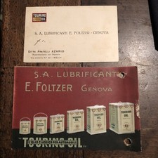 pubblicità olio lubrificante foltzer genova
