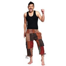 3/4 Lungo Pantaloni Patchwork