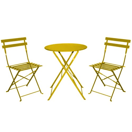 Set bistrot tondo giardino - set, da