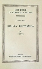 CIVILTA' BRITANNICA. VOL. I