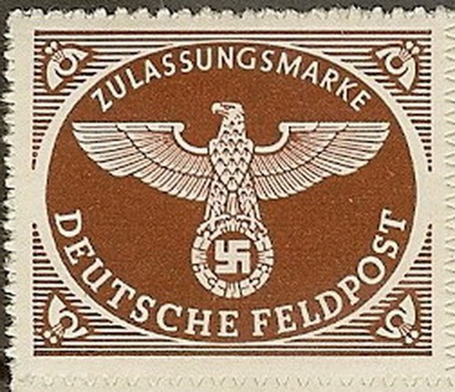 Stamp germany feldpost sc - feldpost, mi
