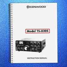 KENWOOD TS-830S Instruction Manual - STEEL WIRE SECURED - STURDY FRONT & BACK