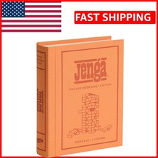 Jenga vintage bookshelf - jenga,