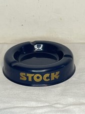 POSACENERE PUBBLICITARIO STOCK IN METALLO VINTAGE EPOCA BAR RISTORANTE LIQUORE